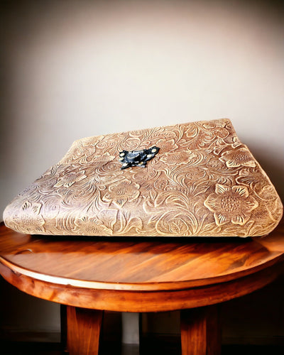 Luksus Retro Muistikirja Nahkakannella - "Vintage Elegance", 480 sivua, mahdollisuus personointiin kaiverruksella