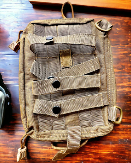 Matkailijan taktinen vyölaukku - MOLLE "Militaris" - 26 cm x 5,5 cm x 19 cm