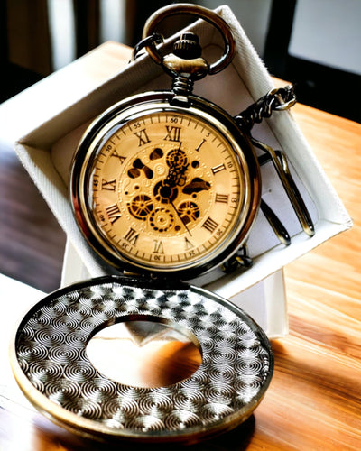 Taskukello "Retro Elegance", mahdollisuus personointiin kaiverruksella