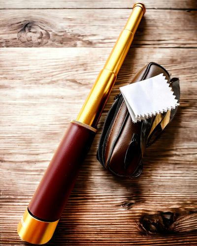 Monokulaarinen kaukoputki Explorer 25x30 - Kannettava, Taitettava Käsikaukoputki, mahdollisuus personointiin kaiverruksella