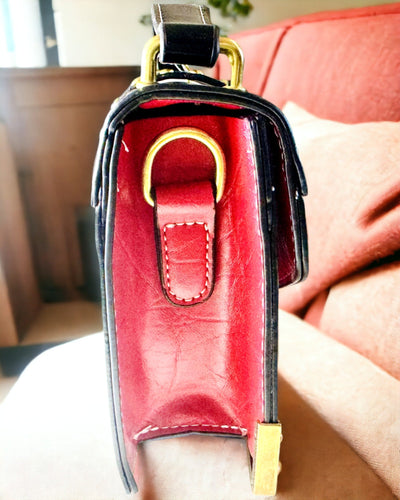 "Królewski Ryk" Neliönmuotoinen Olkalaukku Leijonan Päällä