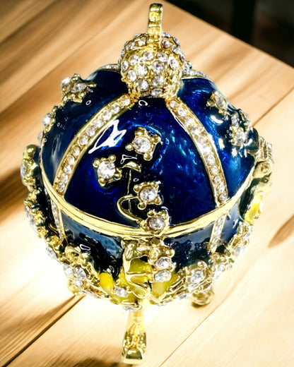 Korurasia 'Keisarillinen Muna' Faberge – Vintage-tyyli, Koristeellinen Säilytysastia