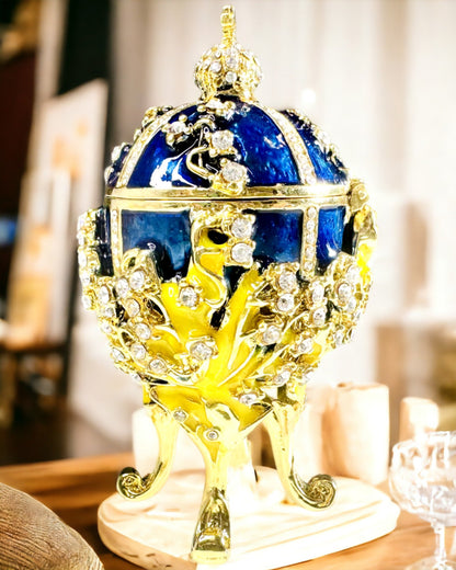 Korurasia 'Keisarillinen Muna' Faberge – Vintage-tyyli, Koristeellinen Säilytysastia