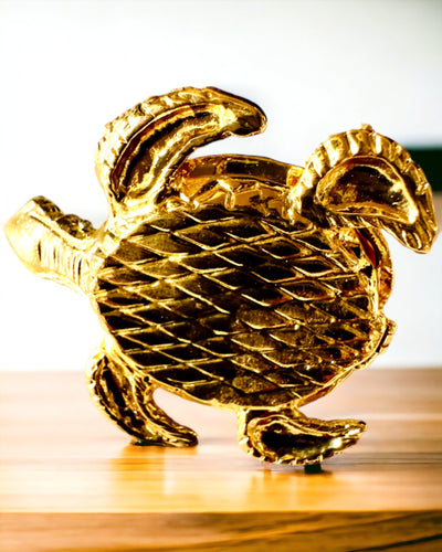 "Kilpikonnaperhe"-rasia - oranssi väri, personointi kaiverruksella