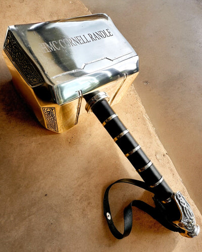 Thorin vasara "Chief" - Käsintehty käsityövasara, personointi kaiverruksella lahjaksi