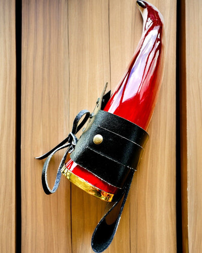 Soturin sarvimuki - Punainen - kaiverruksella personoitavissa