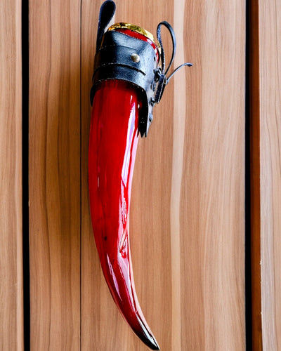 Soturin sarvimuki - Punainen - kaiverruksella personoitavissa