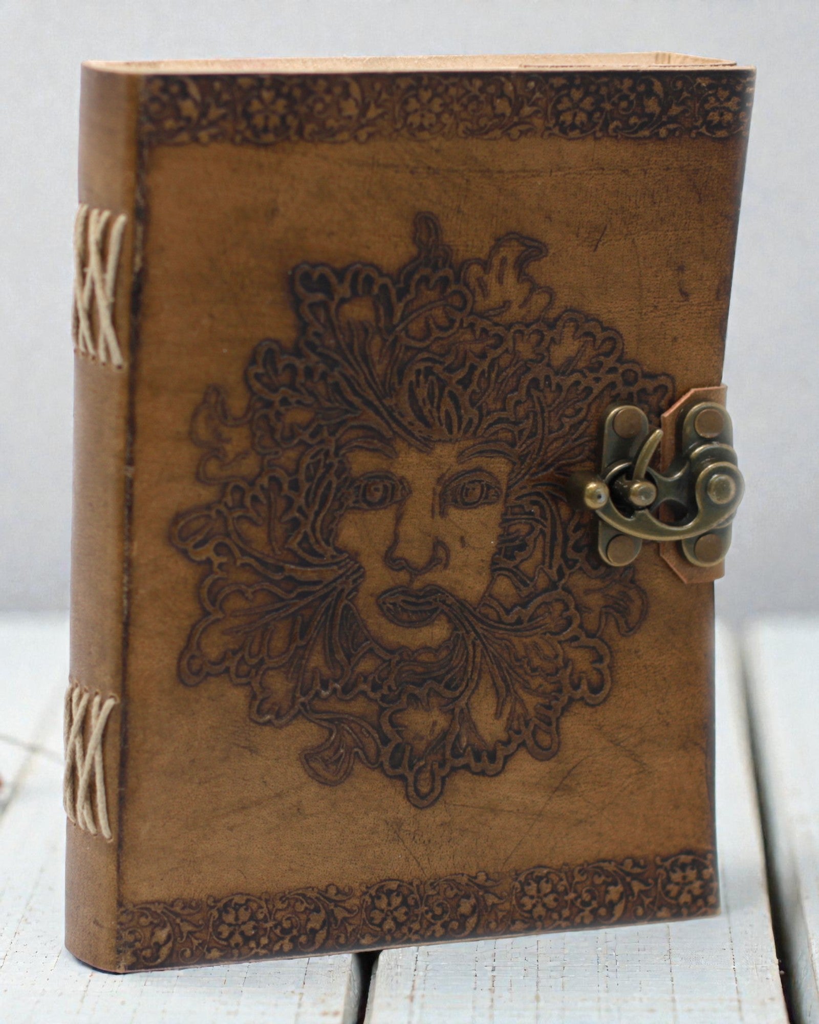 Nahkainen Greenman-muistikirja (20x15 cm)