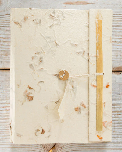 Suuri Lokta-muistikirja Botanical Bloom – Kukat (45 arkkia, 21 x 15 cm)