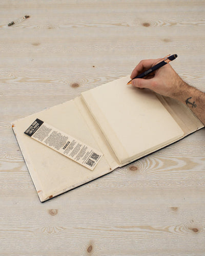 Suuri Lokta-muistikirja Botanical Bloom – Kukat (45 arkkia, 21 x 15 cm)