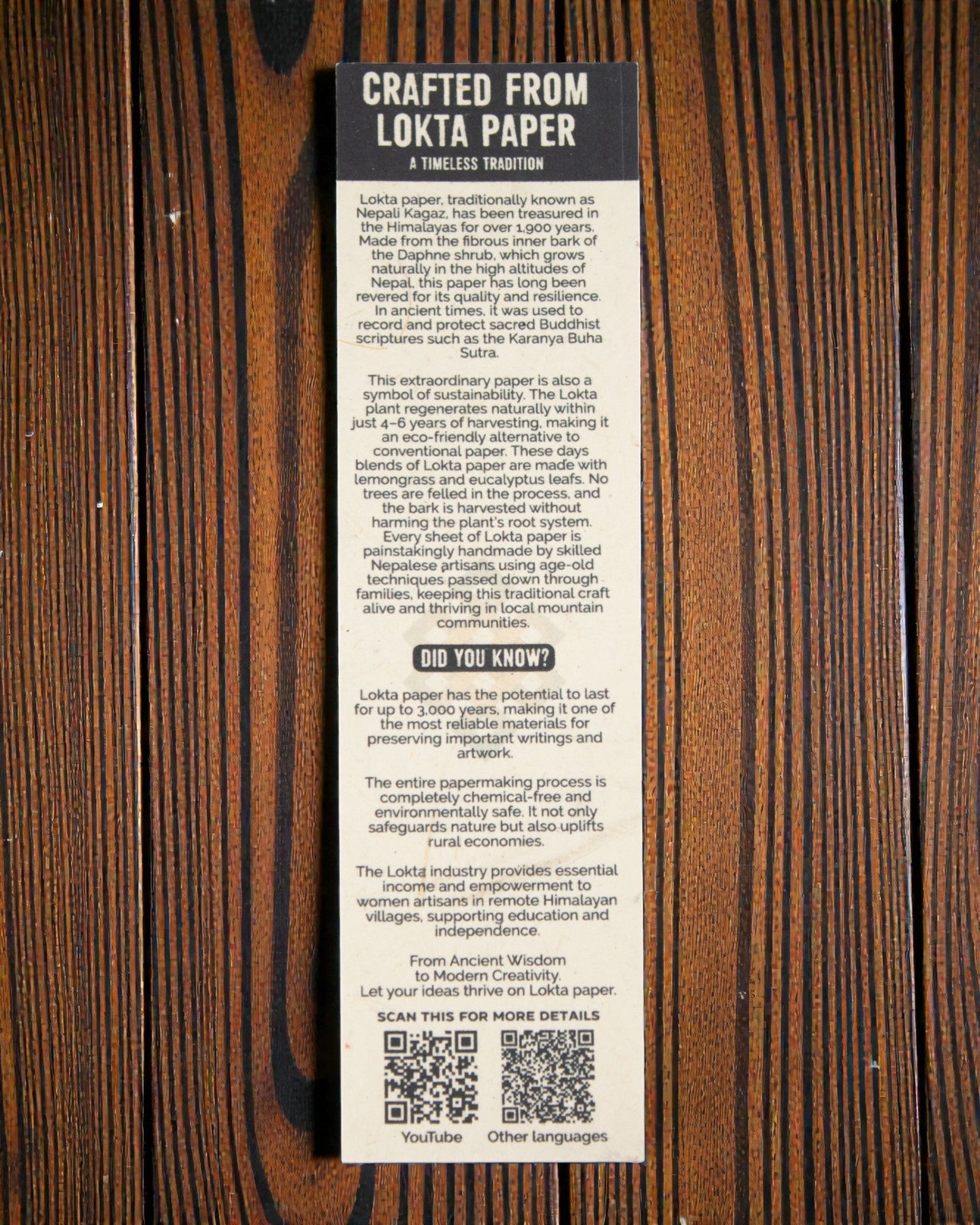 Värilaattojen harmonia – keskikokoinen Lokta-muistivihko pienlaattojen kuviolla 15 × 12 cm, 45 arkkia