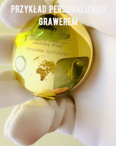 Vedenpitävä Messinkikompassi Hehkuvalla Efektillä - Välttämätön Vaelluksille ja Leirintään, personointi kaiverruksella