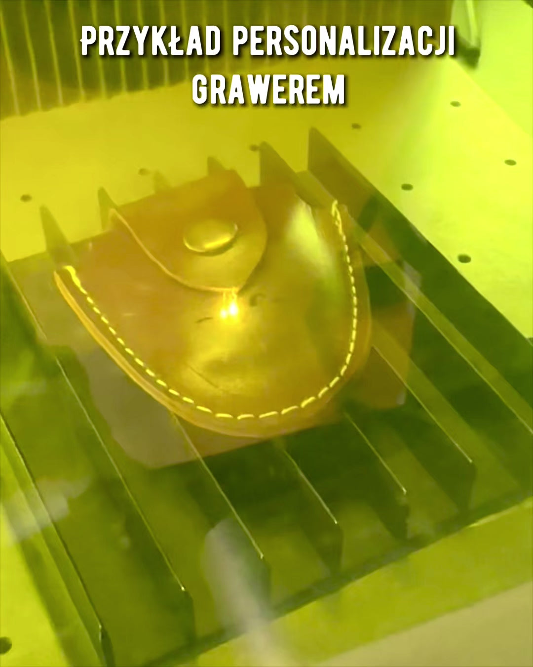 Vintage Look - Lasinen Suurennuslasi Nahkaisella Koteloilla, mahdollisuus personointiin kaiverruksella