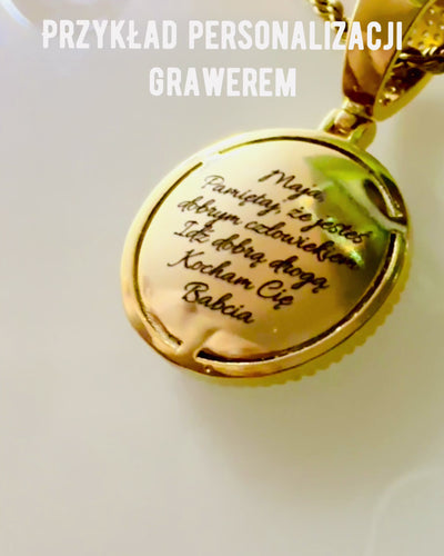 Glamour-tyylinen kompassiriipuskaulakoru zirkoneilla naisille ja miehille - 2 vaihtoehtoa valittavana, personointi kaiverruksella lahjaksi