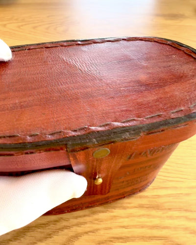 Kiikarit nahkaisella kotelolla Victorian's Eye, 11 cm Messinkiä, Käsin koristeltu, personointi kaiverruksella lahjaksi