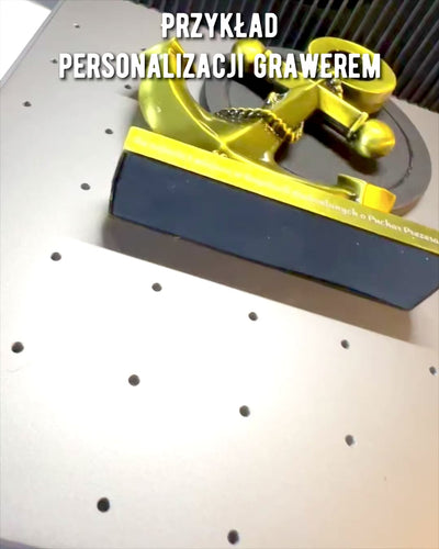 Alumiininen Koristeellinen Ankkuri - Tyylikäs Koriste Kaiverrusmahdollisuudella - 3 värivaihtoehtoa