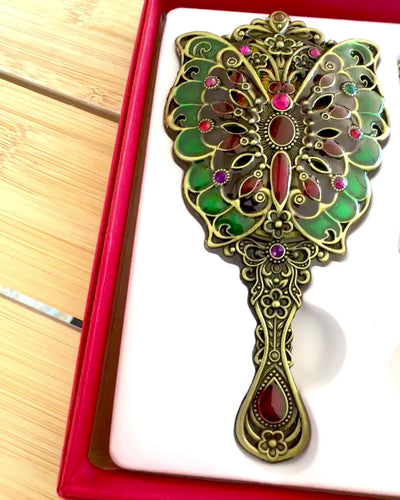 Peilisetti "Perhosen Eleganssi" kammalla