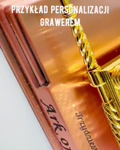 Kultainen Liitonarkki Replika – Koristeellinen Arkkipatsas Kuparista, Koko XL 28x15.6x20 cm