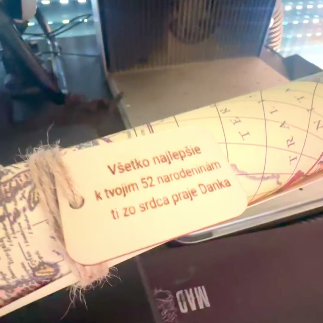 Maailmankartta vuodelta 1630 - J. Hondiusin uudelleenpainos, mahdollisuus personointiin kaiverruksella  