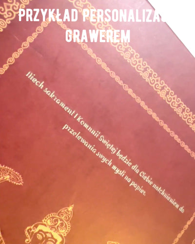 Vintage ruskea muistikirja koristeellisella retrotyylisellä kannella – Tutkijan muistikirja – Ruskea, Vintage