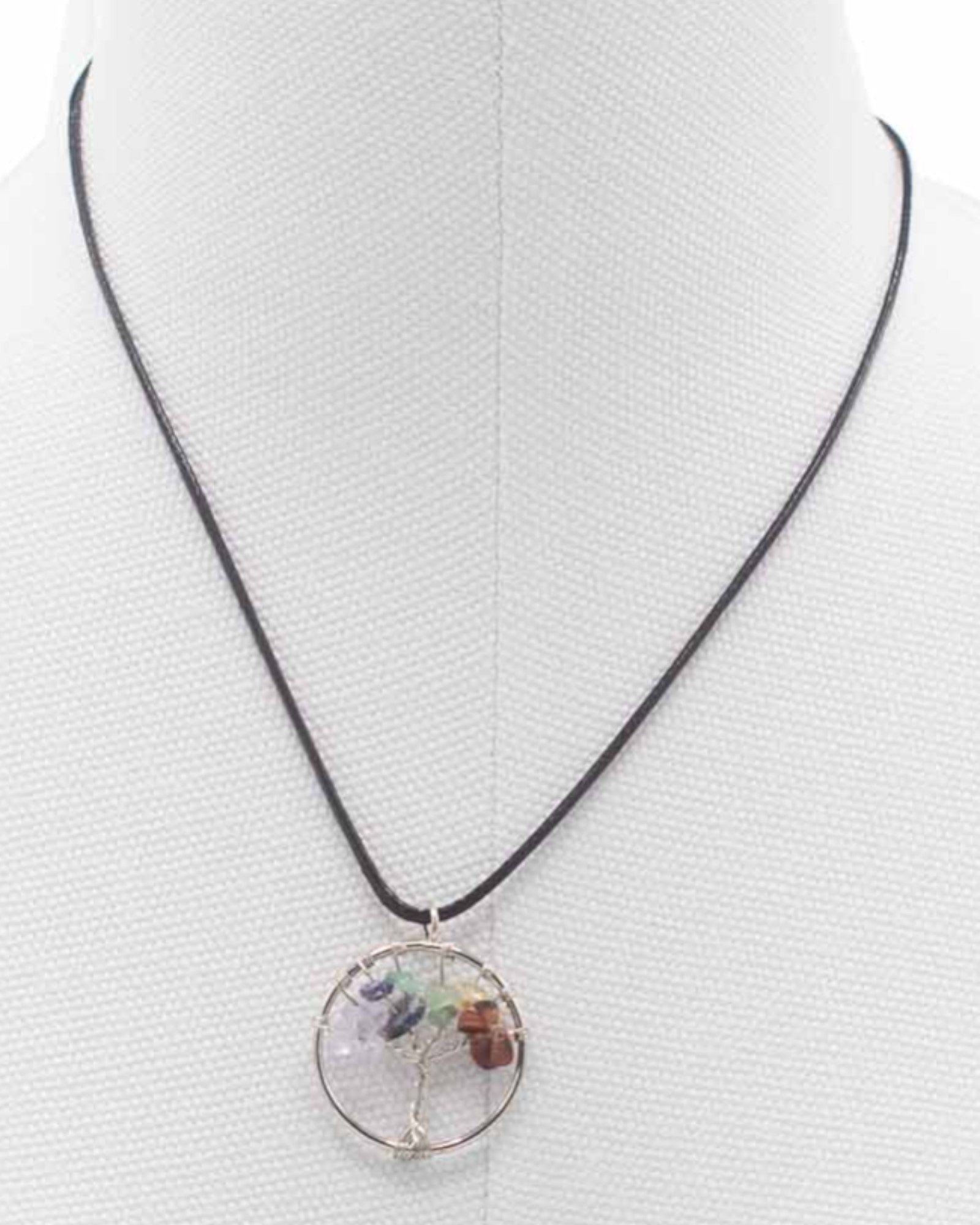 Elämän puu -kaulakoru, chakrojen tasapaino – luonnonkivet