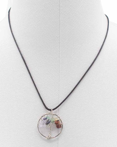 Elämän puu -kaulakoru, chakrojen tasapaino – luonnonkivet