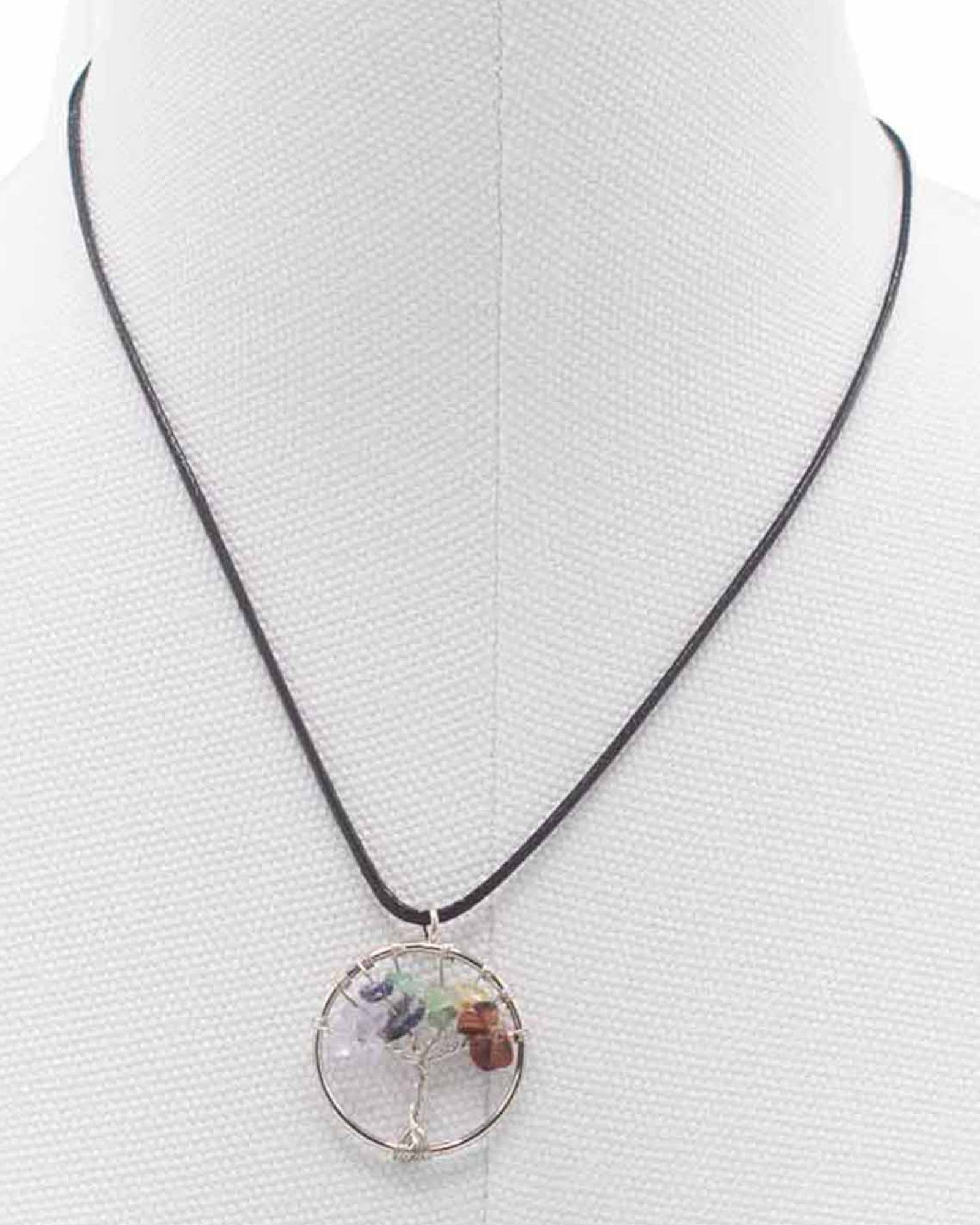 Elämän puu -kaulakoru, chakrojen tasapaino – luonnonkivet