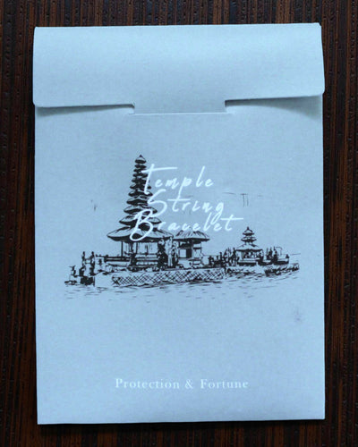 Temppelityylinen narurannekoru Lucky Karma – suoja ja onni