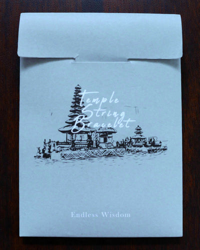 Temppelityylinen narurannekoru Infinite Wisdom – ääretön viisaus