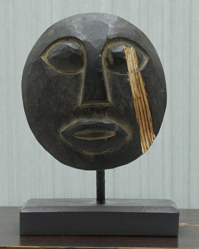 Timorilainen esi-isien vartijan naamio 27x20 cm – Musta