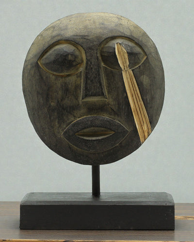 Timorilainen naamio Esivanhempien vartija 27x20 cm – antiikkinen